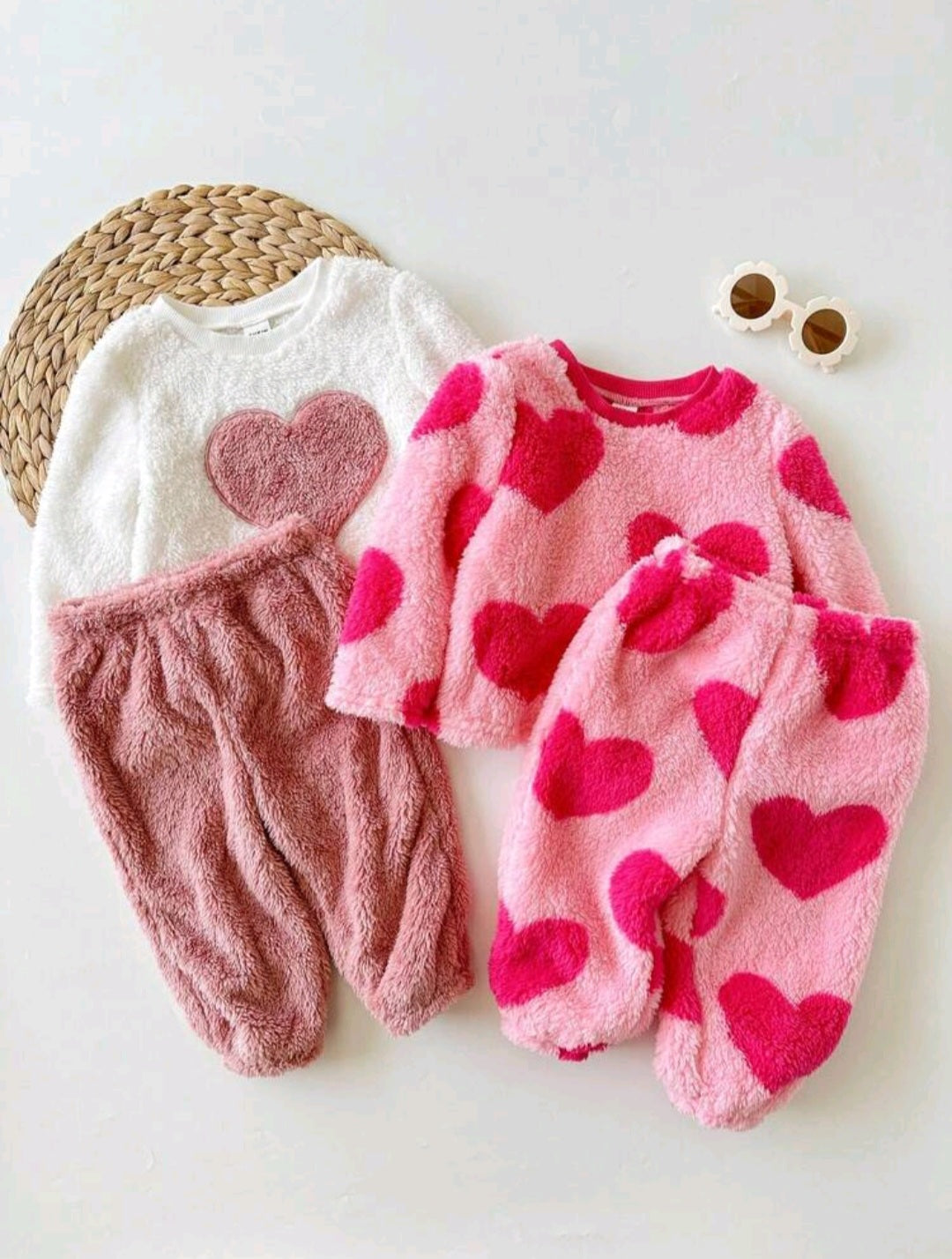 2pc Baby Girl Winter Outfit Sets