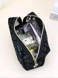 Heart Mesh Makeup Bag